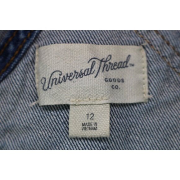 Bib Overalls by Universal Thread-Denim-Size 12-Pockets - Picture 8 of 13